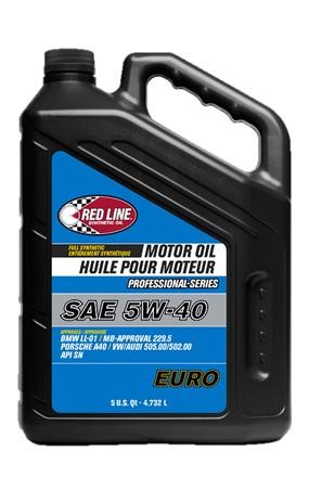 Red line oil 12905 Engine oil Red line oil Professional Euro 5W-40, 4,73L 12905