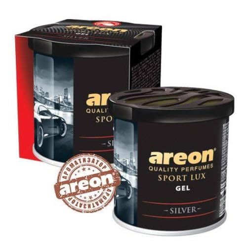Areon GSL02 Air freshener AREON GEL CAN Sport Lux Silver GSL02