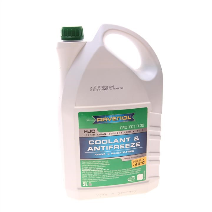 Ravenol 4014835755956 Antifreeze Ravenol HJC Hybrid Japanese Coolant Premix G11 green -40C, 5L 4014835755956