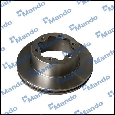 Mando MBC035126 Rear ventilated brake disc MBC035126