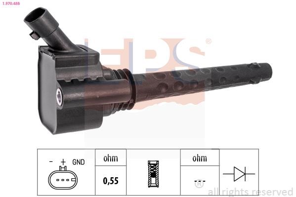 Engine coil pack Fiat Linea: 1970488 Eps Ignition coil