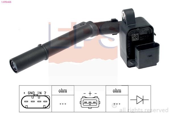 Engine coil pack Mercedes GLA-Class: 1970625 Eps Ignition coil