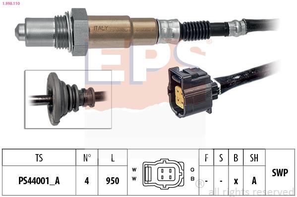 Eps 1.998.110 Lambda sensor 1998110 1998110 Eps Lambda sensor