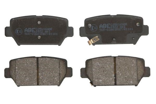 ABE C25016ABE Brake Pad Set, disc brake C25016ABE
