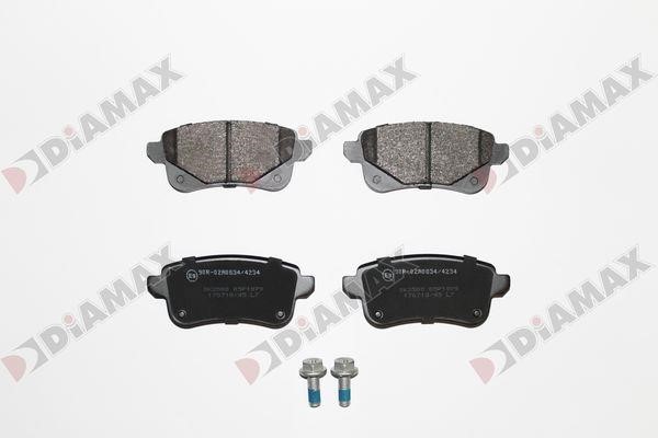 Diamax N09874 Brake Pad Set, disc brake N09874