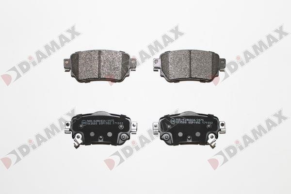 Diamax N09878 Brake Pad Set, disc brake N09878