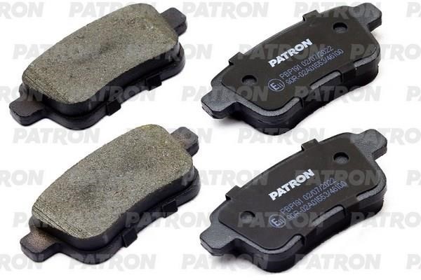 Patron PBP191 Brake Pad Set, disc brake PBP191