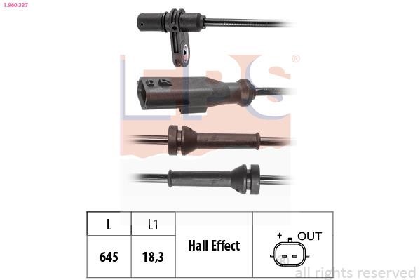 1960337 Eps Sensor, wheel speed