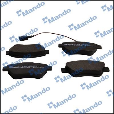 Mando MBF015168 Front disc brake pads, set MBF015168