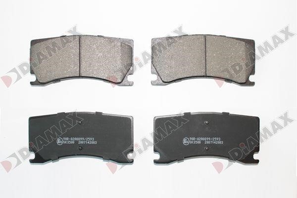Diamax N09858 Brake Pad Set, disc brake N09858