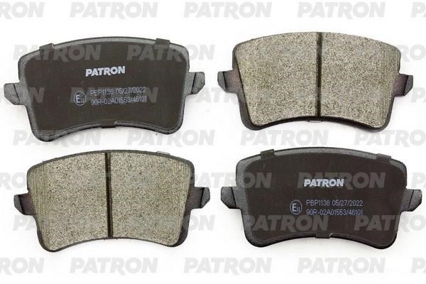 Patron PBP1136 Brake Pad Set, disc brake PBP1136