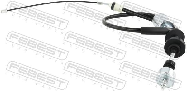 02108G15RA Febest Cable Pull, clutch control