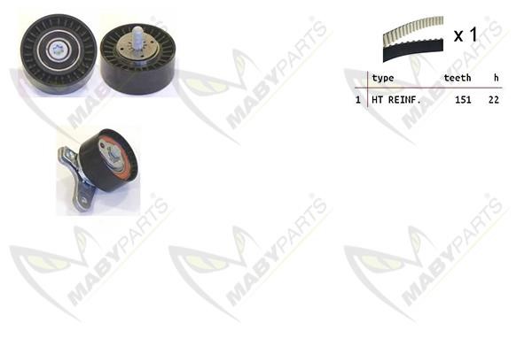 Maby Parts OBK010099 Timing Belt Kit OBK010099