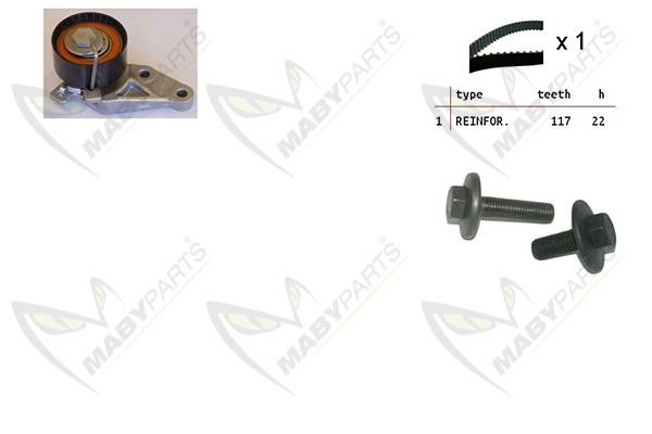 Maby Parts OBK010100 Timing Belt Kit OBK010100