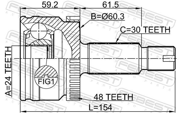Buy Febest 1210-D7A2WA48 at a low price in United Arab Emirates!
