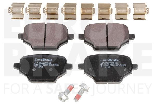 Eurobrake 55022299105 Brake Pad Set, disc brake 55022299105