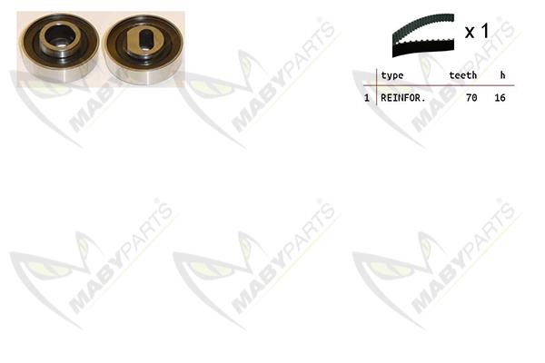 Maby Parts OBK010489 Timing Belt Kit OBK010489