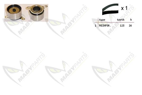 Maby Parts OBK010490 Timing Belt Kit OBK010490