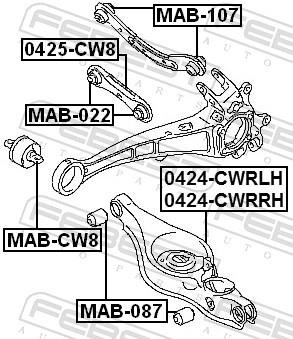 Buy Febest 0424-CWRLH at a low price in United Arab Emirates!