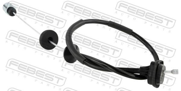 24108LOGII Febest Cable Pull, clutch control