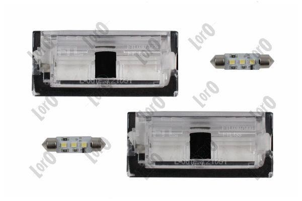 00307905LED Abakus Licence Plate Lamp, towbar