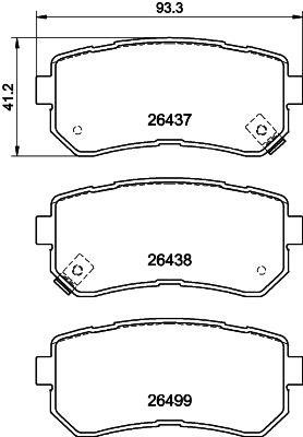 Hella-Pagid 8DB 355 041-131 Brake Pad Set, disc brake 8DB355041131