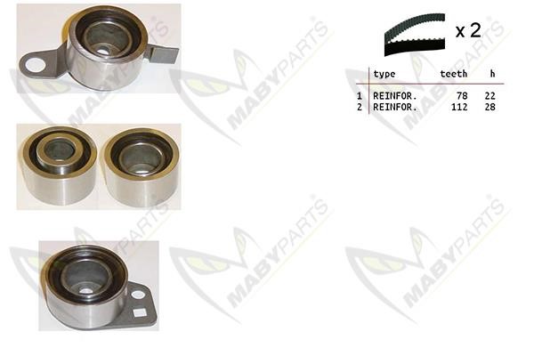 Maby Parts OBK010321 Timing Belt Kit OBK010321
