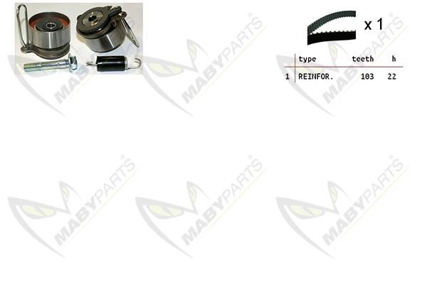 Maby Parts OBK010455 Timing Belt Kit OBK010455