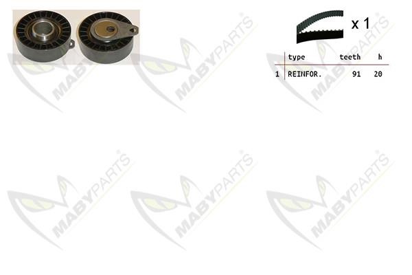 Maby Parts OBK010361 Timing Belt Kit OBK010361