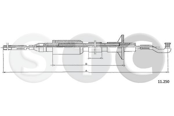 STC T482380 Clutch cable T482380