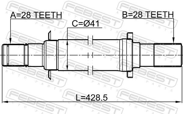 Buy Febest 2212-SLAT at a low price in United Arab Emirates!