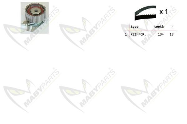Maby Parts OBK010187 Timing Belt Kit OBK010187