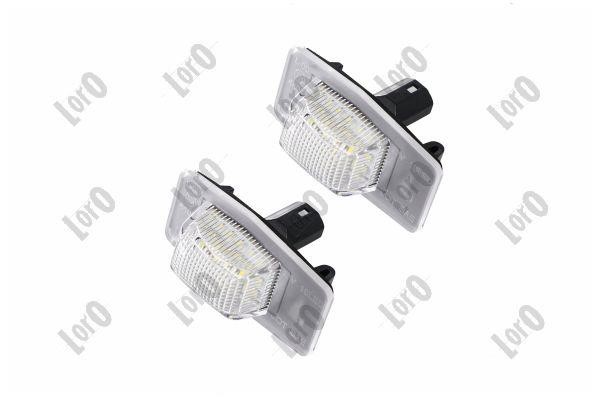 L162100007LED Abakus Licence Plate Lamp, towbar