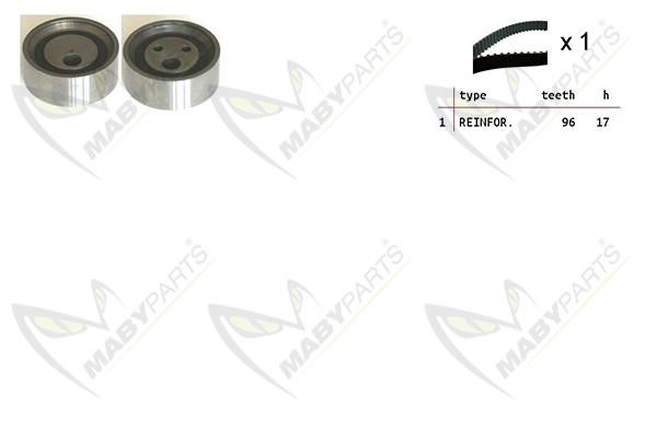 Maby Parts OBK010128 Timing Belt Kit OBK010128