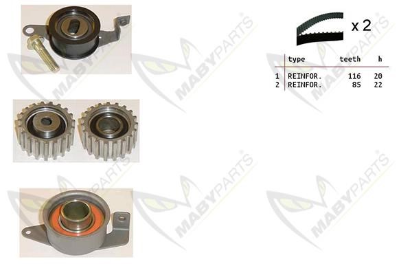 Maby Parts OBK010250 Timing Belt Kit OBK010250