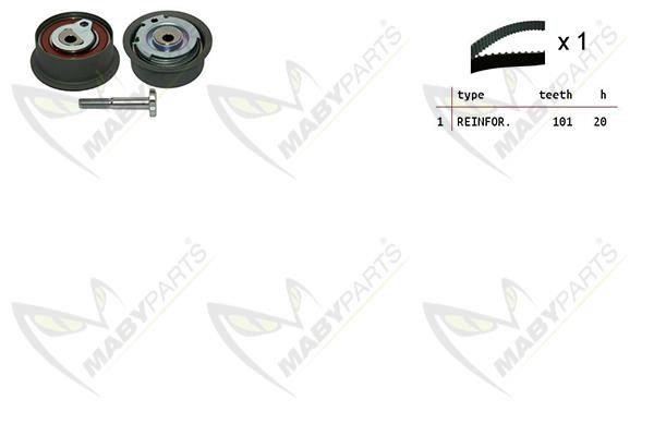 Maby Parts OBK010157 Timing Belt Kit OBK010157