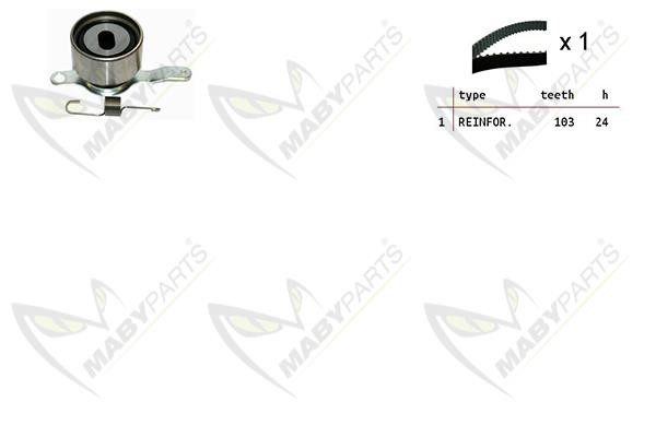 Maby Parts OBK010254 Timing Belt Kit OBK010254