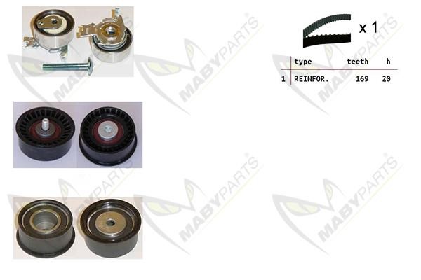 Maby Parts OBK010163 Timing Belt Kit OBK010163