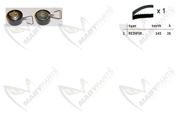 Maby Parts OBK010196 Timing Belt Kit OBK010196