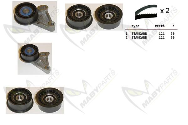 Maby Parts OBK010281 Timing Belt Kit OBK010281