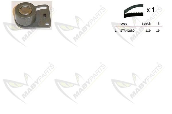 Maby Parts OBK010288 Timing Belt Kit OBK010288