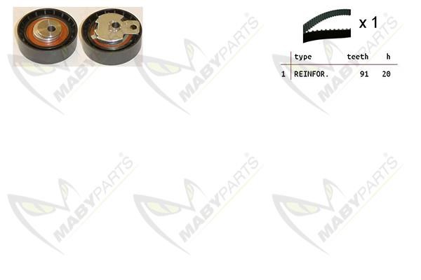 Maby Parts OBK010048 Timing Belt Kit OBK010048