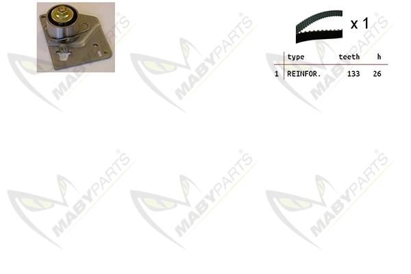 Maby Parts OBK010072 Timing Belt Kit OBK010072