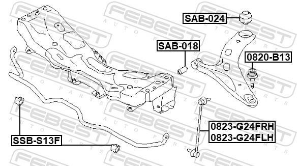 Buy Febest 0823-G24FRH at a low price in United Arab Emirates!