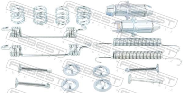 Brake pad accessory kit KIA Optima (Kia Optima): 1204TUC2WDRKIT Febest Brake pad fitting kit
