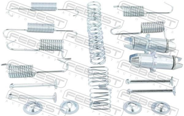 Rear brake pad fitting kit KIA Joice (Kia Joice): 1204TUC4WDRKIT Febest Mounting Tool Set, brake drum