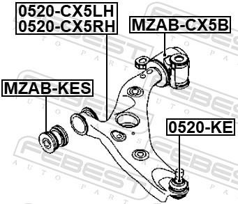 Buy Febest MZAB-CX5B at a low price in United Arab Emirates!