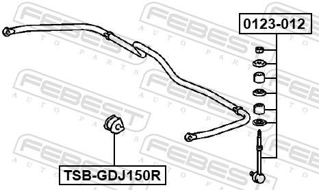 Buy Febest TSB-GDJ150R at a low price in United Arab Emirates!