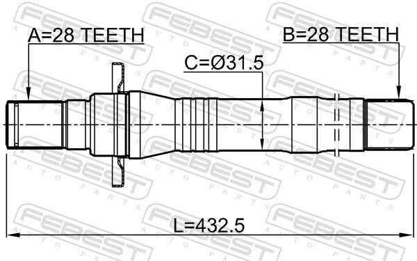 Buy Febest 1212-SFCM at a low price in United Arab Emirates!