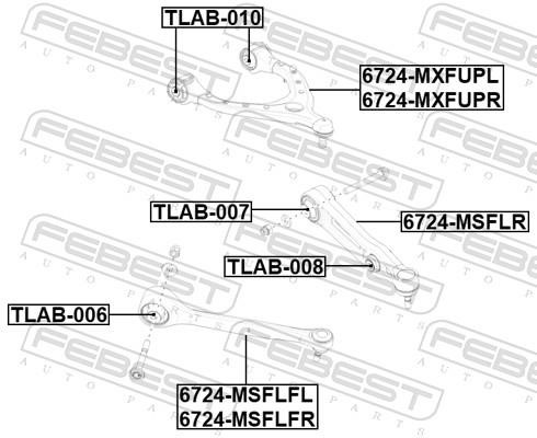Buy Febest 6724-MXFUPR at a low price in United Arab Emirates!